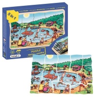 Beleduc 5-Layer 52-Piece Puzzle: Weather Photo
