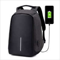 Anti-theft Travel Backpack Laptop School Bag with USB Charging Port Photo