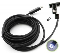 7mm 6 LED USB Waterproof Inspection EndoScope Wire Camera Photo