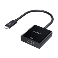 Aukey USB-C to HDMI Adapter - Black Photo
