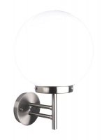 Bright Star Lighting - Stainless Steel Wall Bracket With Opal Cover Photo