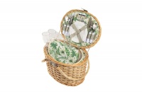 Yuppie Gift Baskets- Flora Picnic Basket 4-Person Photo