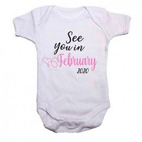 Qtees Africa See you Feb 2020 g baby grow Photo