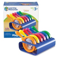 Learning Resources Primary Science Jumbo Magnifiers with Stand Photo