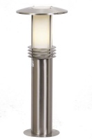 Bright Star Lighting - Short Stainless Steel Bollard With White Perspex Cover Photo