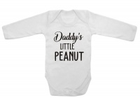 Qtees Africa Daddys little peanut LS baby grow Photo