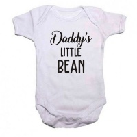 Qtees Africa Daddys little Bean SS baby grow Photo