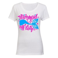 Mermaid off Duty! - Ladies - T-Shirt - White Photo