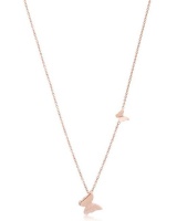 Miss Jewels - Rose Gold Stainless Steel Butterfly Necklace Photo