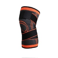 Protective Knee Brace Support for Sports Injury Prevention - Red Photo