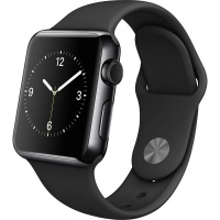 Apple Okotec Soft Silicone Sports Strap for Watch 38mm - Black Photo