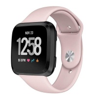 Zonabel Fitbit Versa Silicone Strap - Pink Sand Photo