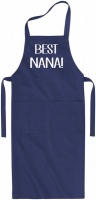 Qtees Africa Best Nana Navy apron Photo