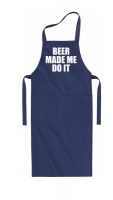 Qtees Africa Beer Made Me Do It Navy Apron Photo