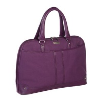 Black 15.6" Ladies Corporate Shoulder Sling Laptop Bag - Purple Photo