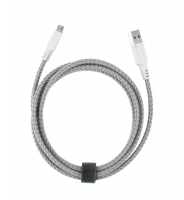 ENERGEA Duraglitz Micro USB Cable – 1.5M Charge and Sync Cable - White Photo
