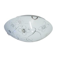 Ceiling Light LUXN. Flower Alabaster Glass Design Including Lamps Photo
