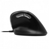 MACALLY Ergonomic Vertical USB Mouse - Black Photo