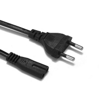Figure-8 to EU 2 Pin Power Cord Cable Photo