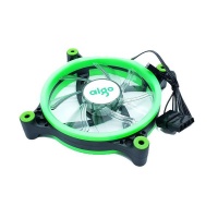 Aigo 120MM Black Case Fan With Green Led Photo