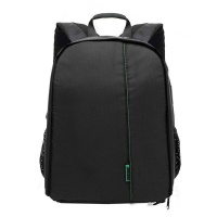 Camera Backpack with Cushioned Compartments - Green Photo