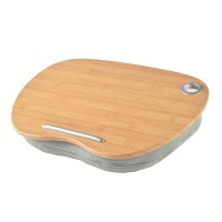 Wood Multi-Function Knee Pad Lap Desk Pilliow for Laptop iPad Tablet Photo