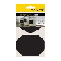 Tower : Chalkboard Labels Black Photo