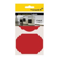 Tower: Chalkboard Labels Red Photo