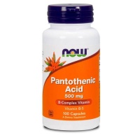 NOW Foods Pantothenic Acid 500mg [100 Caps] Photo