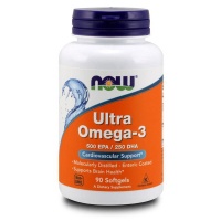 NOW Foods Ultra Omega 3 Fish Oil [90 Gels] Photo