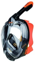 Seac Full Face Snorkel Mask Black/Orange Photo
