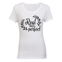 Real Not Perfect - Ladies - T-Shirt - White Photo