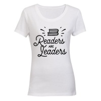 Readers are Leaders - Ladies - T-Shirt - White Photo
