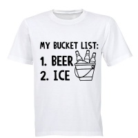 My Bucket List - Adults - T-Shirt - White Photo