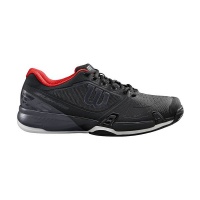 Wilson Men's Rush Pro 2.5 Tennis Shoes - Black/Red Photo