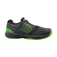 Wilson Men's KAOS Comp 2.0 Tennis Shoes - Black/Green Photo
