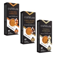 Caffeluxe Nespresso Compatible 30 Capsules Bulk Flavoured Coffee Selection Photo