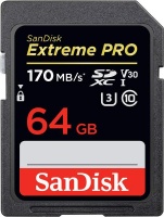 SanDisk 64GB 170Mb/s Extreme Pro SD Card UHS-I SDXC C10 Photo