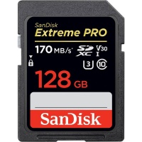 SanDisk 128GB 170Mb/s Extreme Pro SD Card SDXC C 10 Photo