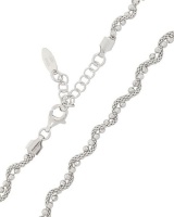 Miss Jewels- 925 Sterling Silver Popcorn and Ball Chain Style Bracelet Photo