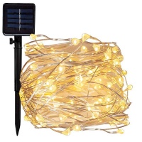 Solar Powered Micro LED String Lights 50 LEDs Photo