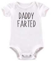 BTSN - Daddy farted -baby grow Photo