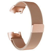 Milanese Loop for the Fitbit Charge 3 - Rose Gold Photo