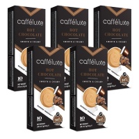 Caffeluxe Nespresso Compatible 50 Capsules Bulk Hot Chocolate Photo