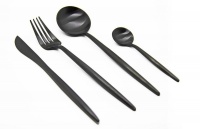 Cutlery Set 12 Piece - Carbon Black Photo