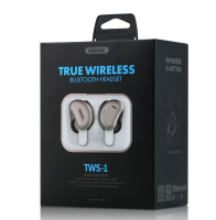 Remax True Wireless Bluetooth Headset TWS-1 - Gold Photo