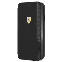 Ferrari - On Track PU Rubber Soft Touch Carbon for iPhone XS MAX Photo