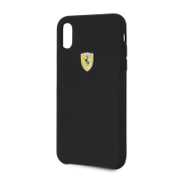 Ferrari - Sf Silicone Case W Logo Shield for iPhone X - Black Photo