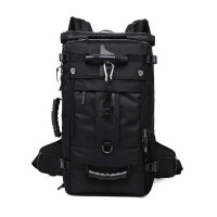 KAKA 2070 Large Capacity 40L Waterproof Travel Backpack - Black Photo