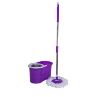 360 Degree Rotating Magic Spin Mop - Purple Photo